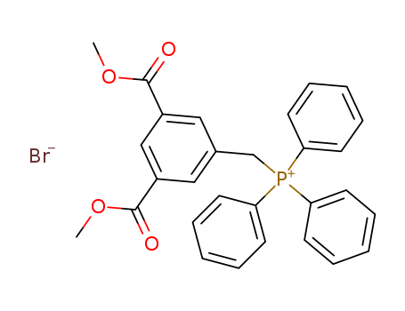 Molecular Structure of 142746-78-9 (Phosphonium, [[3,5-bis(methoxycarbonyl)phenyl]methyl]triphenyl-,
bromide)