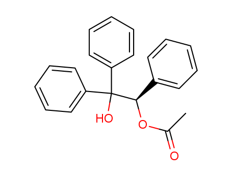 1,2-Ethanediol,1,1,2-triphenyl-, 2-acetate, (2R)-