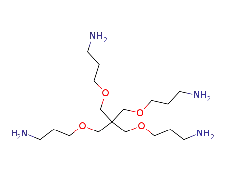 Molecular Structure of 5045-94-3 (1-Propanamine,
3,3'-[[2,2-bis[(3-aminopropoxy)methyl]-1,3-propanediyl]bis(oxy)]bis-)