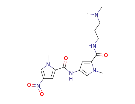 1H-Pyrrole-2-carboxamide,
N-[5-[[[3-(dimethylamino)propyl]amino]carbonyl]-1-methyl-1H-pyrrol-3-yl
]-1-methyl-4-nitro-