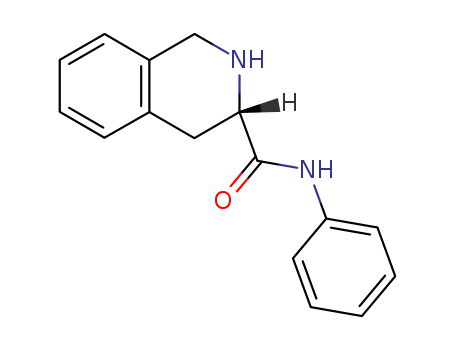 3-ISOQUINOLINECARBOXAMIDE,1,2,3,4-TETRAHYDRO-N-PHENYL-,(3S)-