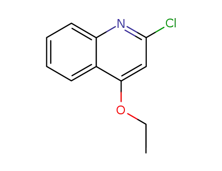 Molecular Structure of 4295-08-3 (2-CHLORO-4-ETHOXYQUINOLINE)