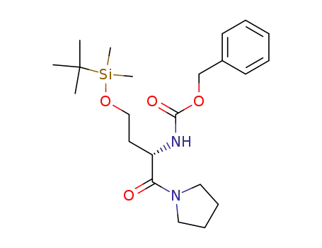 (S)-2-benzyloxycarbonylamino-4-tert-butyldimethylsilyloxybutanpyrrolidinamide