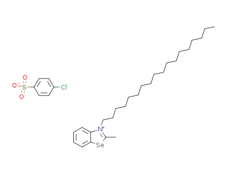 2-Methyl-3-octadecylbenzoselenazolium-(4-chlorobenzolsulfonate)