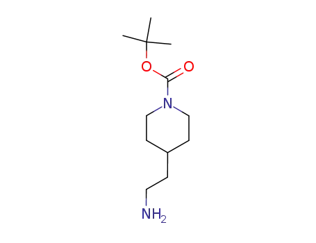 Molecular Structure of 146093-46-1 (4-(2-Aminoethyl)-1-Boc-piperidine)