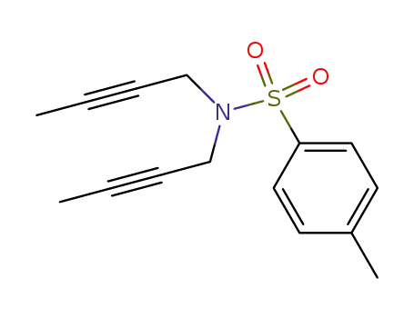 Molecular Structure of 170751-34-5 (N,N-bis(2-butynyl)-(4-methylphenyl)sulfonamide)