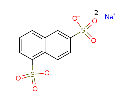 Molecular Structure of 1655-43-2 (1,6-Naphthalenedisulfonic acid disodium salt)