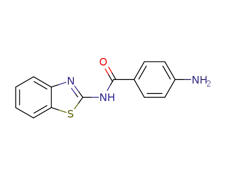 Molecular Structure of 36855-80-8 (4-Amino-N-(2-benzothiazolyl)benzamide)