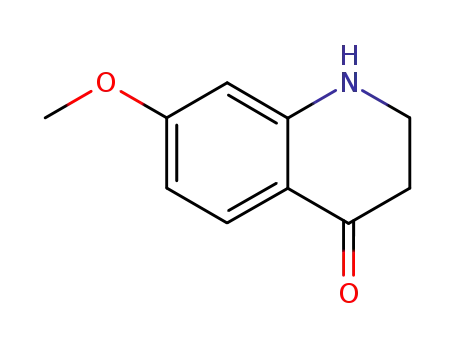 Molecular Structure of 879-56-1 (7-METHOXY-2,3-DIHYDROQUINOLIN-4(1H)-ONE)