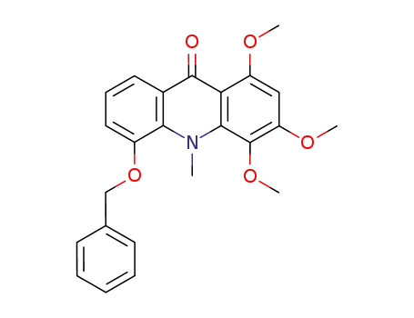 5-benzyloxy-1,3,4-trimethoxy-10-methyl-9(10H)-acridone
