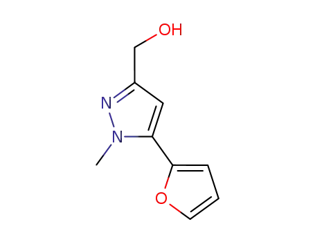 Molecular Structure of 876728-41-5 ([5-(2-FURYL)-1-METHYL-1H-PYRAZOL-3-YL]METHANOL)