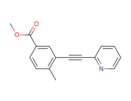 methyl 4-methyl-3-(pyridin-2-ylethynyl)benzoate