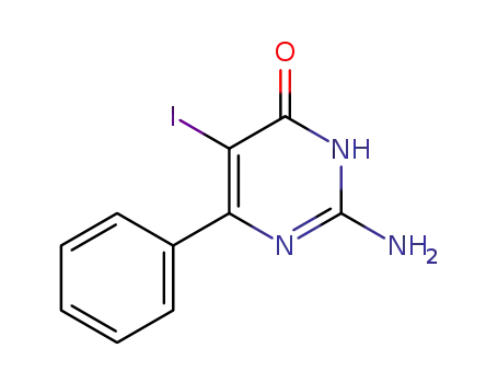 2-AMINO-5-IODO-6-PHENYL-4(1H)-PYRIMIDINONE