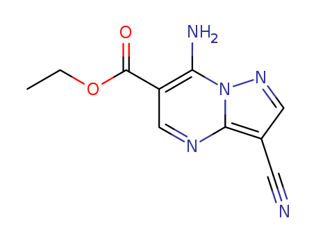 ETHYL 7-AMINO-3-CYANOPYRAZOLO[1,5-A]PYRIMIDINE-6-CARBOXYLATE