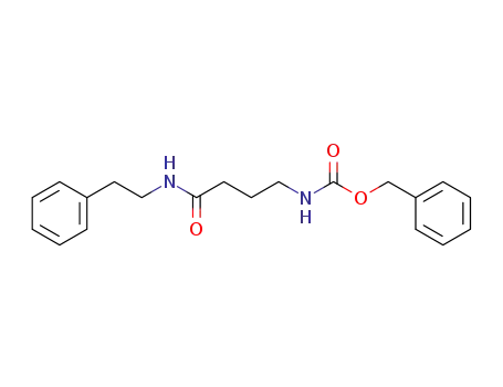 Molecular Structure of 95015-71-7 (Carbamic acid, [4-oxo-4-[(2-phenylethyl)amino]butyl]-, phenylmethyl
ester)