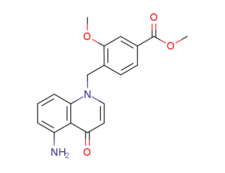5-amino-1-(2-methoxy-4-methoxycarbonylbenzyl)-4-oxo-1,4-dihydroquinoline