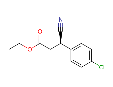 4-chloro-β-cyano-(R)-Benzenepropanoic acid ethyl ester