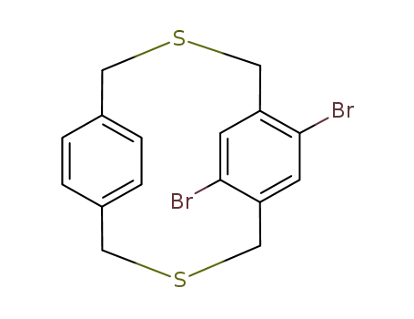 Molecular Structure of 187834-85-1 (dibromodithia[3.3]paracyclophane)