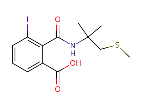 3-iodo-N-(1,1-dimethyl-2-methylthioethyl)-o-carbamoylbenzoic acid