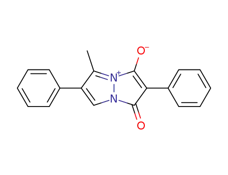 anhydro-2,6-diphenyl-1-hydroxy-5-methyl-3-oxopyrazolo<1,2-a>pyrazolium hydroxide