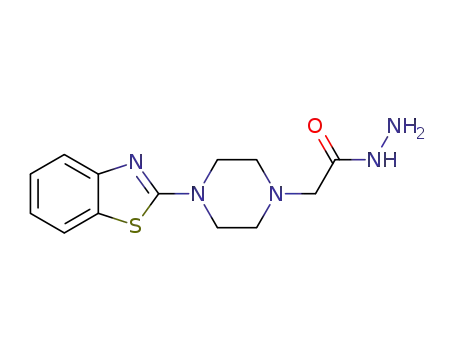 Molecular Structure of 1266359-97-0 ((4-benzothiazol-2-yl-piperazin-1-yl)acetic acid hydrazide)