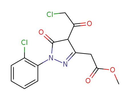 methyl [4-(chloroacetyl)-1-(2-chlorophenyl)-5-hydroxy-1H-pyrazol-3-yl] acetate