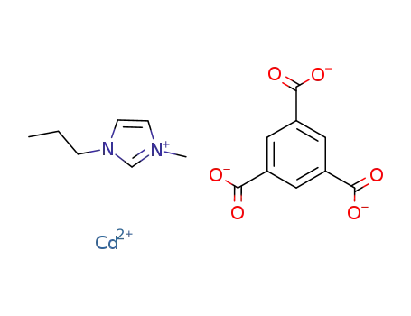 [1-propyl-3-methylimidazolium][Cd(1,3,5-benzenetricarboxylate)]
