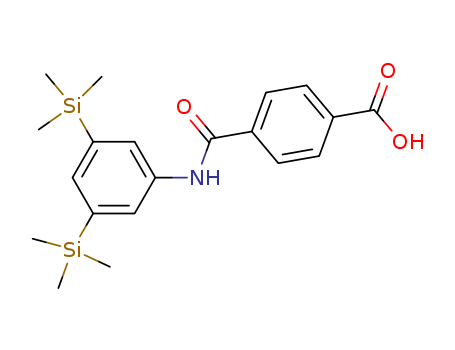 Molecular Structure of 125973-50-4 (Benzoic acid,4-[[[3,5-bis(trimethylsilyl)phenyl]amino]carbonyl]-)