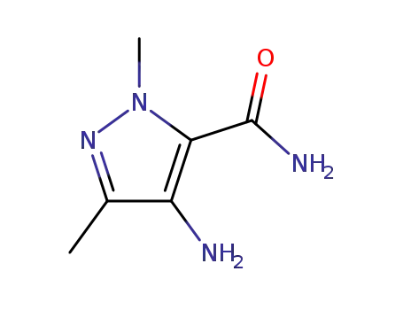 Molecular Structure of 59023-32-4 (4-AMINO-N,3-DIMETHYL-1H-PYRAZOLE-5-CARBOXAMIDE)