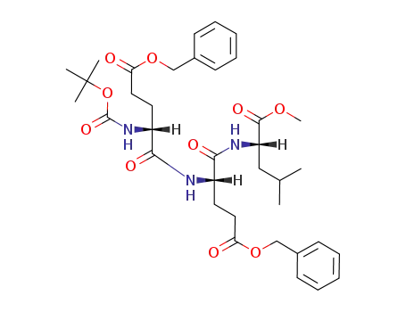 (S)-2-[(S)-4-Benzyloxycarbonyl-2-((R)-4-benzyloxycarbonyl-2-tert-butoxycarbonylamino-butyrylamino)-butyrylamino]-4-methyl-pentanoic acid methyl ester