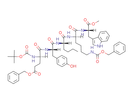 Boc-D-Glu(OBzl)-Tyr-Nle-D-Lys(Z)-Trp-OCH<sub>3</sub>