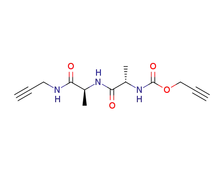 Molecular Structure of 828927-35-1 (L-Alaninamide, N-[(2-propynyloxy)carbonyl]-L-alanyl-N-2-propynyl-)