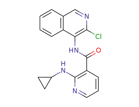 N-(3-chloroisoquinolin-4-yl)-2-(cyclopropylamino)pyridine-3-carboxamide