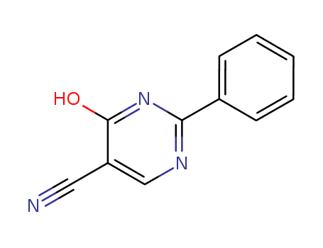 5-Pyrimidinecarbonitrile, 1,4-dihydro-4-oxo-2-phenyl-