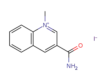 Molecular Structure of 5496-66-2 (Quinolinium, 3-(aminocarbonyl)-1-methyl-, iodide)
