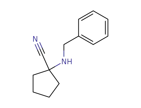 Molecular Structure of 289895-99-4 (1-(benzylamino)cyclopentanecarbonitrile)