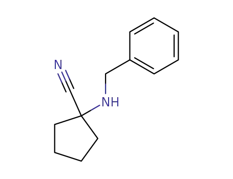 1-(benzylamino)cyclopentanecarbonitrile