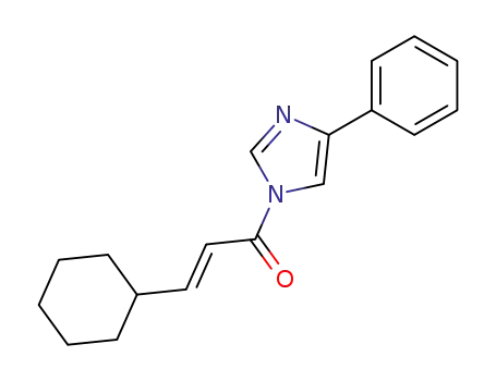 1H-Imidazole, 1-[(2E)-3-cyclohexyl-1-oxo-2-propenyl]-4-phenyl-