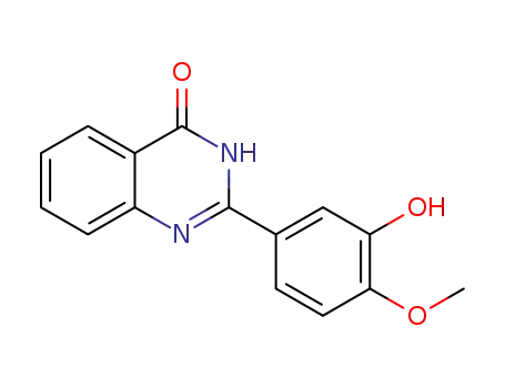 Molecular Structure of 1427578-66-2 (2-[3-hydroxy-4-(methyloxy)phenyl]quinazolin-4(3H)-one)