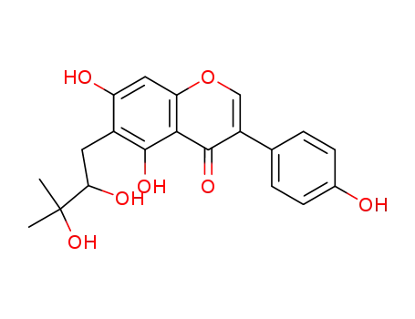 6-(2,3-Dihydroxy-3-methyl-butyl)-5,7-dihydroxy-3-(4-hydroxy-phenyl)-chromen-4-one