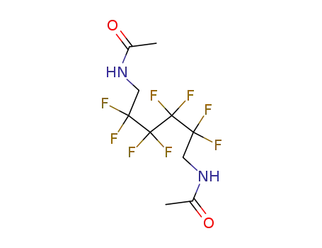 Molecular Structure of 424-31-7 (<i>N</i>,<i>N</i>'-(2,2,3,3,4,4,5,5-octafluoro-hexanediyl)-bis-acetamide)
