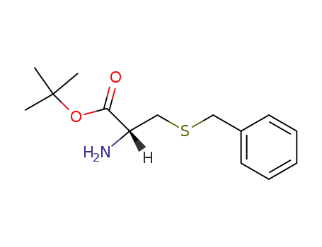 Molecular Structure of 70375-25-6 (L-Cysteine, S-(phenylmethyl)-, 1,1-dimethylethyl ester)