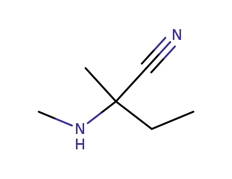 α-methylamino-α-methylbutyronitrile