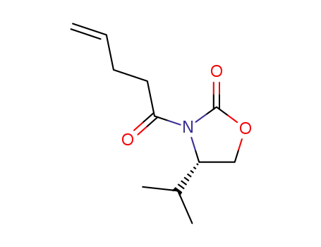 2-Oxazolidinone, 4-(1-methylethyl)-3-(1-oxo-4-pentenyl)-, (S)-