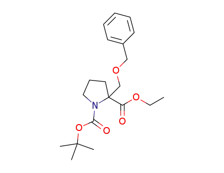 1-tert-butyl 2-ethyl 2-((benzyloxy)methyl)pyrrolidine-1,2-dicarboxylate