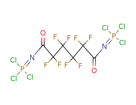 Molecular Structure of 27875-09-8 (Cl<sub>3</sub>PNCO(CF<sub>2</sub>)4CONPCl<sub>3</sub>)