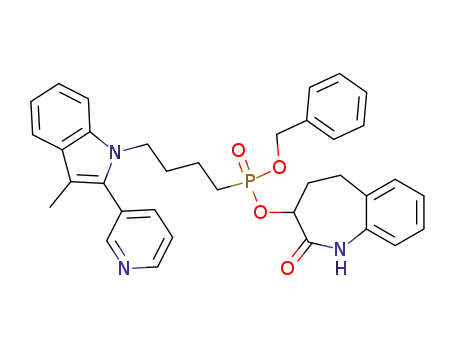 [4-(3-Methyl-2-pyridin-3-yl-indol-1-yl)-butyl]-phosphonic acid benzyl ester 2-oxo-2,3,4,5-tetrahydro-1H-benzo[b]azepin-3-yl ester