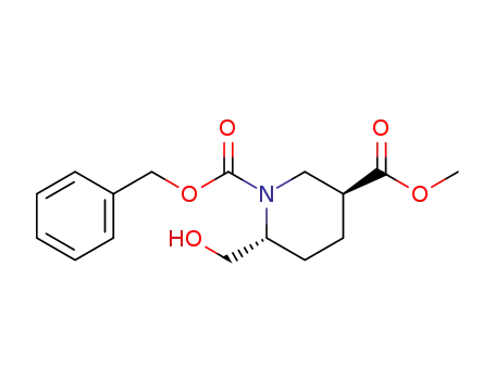 (3S,6R)-1-benzyl 3-methyl 6-(hydroxymethyl)piperidine-1,3-dicarboxylate