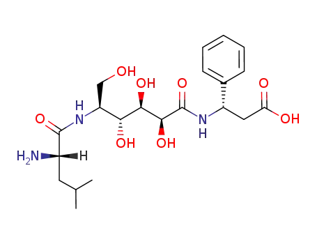 (S)-3-[(2S,3R,4R,5S)-2,3,4,6-tetrahydroxy-5-(L-leucyl)aminohexanoyl]amino-3-phenylpropionic acid