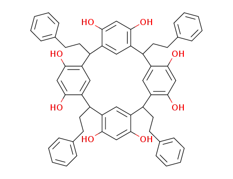 Molecular Structure of 118600-22-9 (tetraphenylethylresorcin[4]arene)